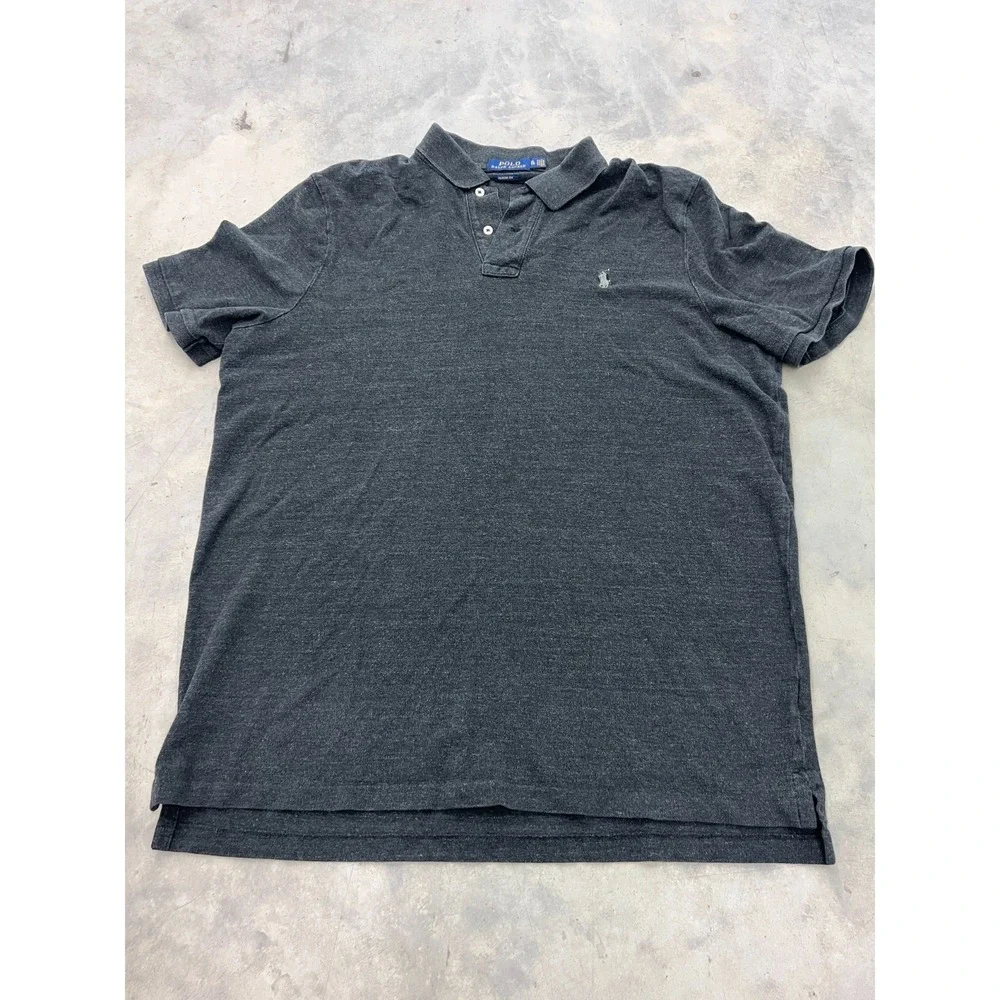 Polo Ralph Lauren Polo Shirt Men's XL Charcoal Gray Pony Embroidered Classic Fit